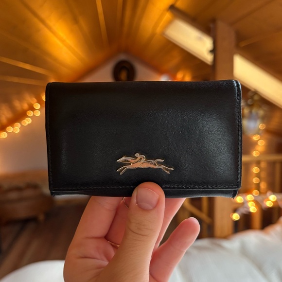 Longchamp Handbags - Longchamp Black Leather Wallet